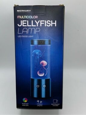 Merkury Innovations Multicolor Jellyfish Lamp - 9”